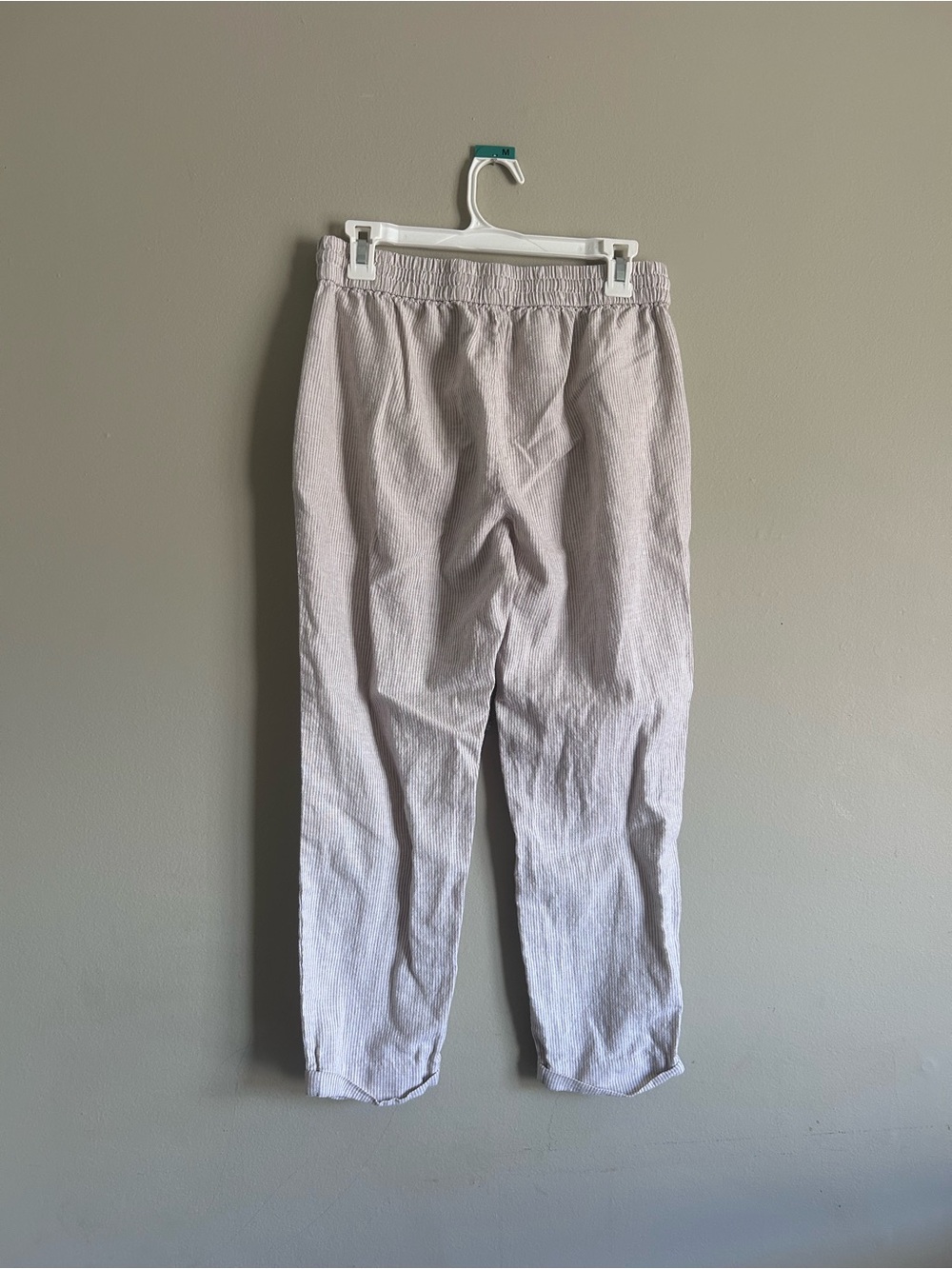 Linen Drawstring Pants - Picture 3 of 6